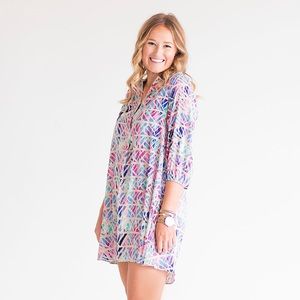 Fun Aztec Printed Dress